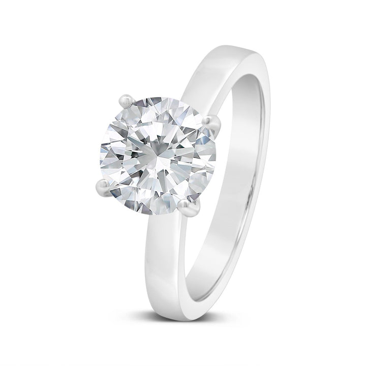 Unity Solitaire Ring with Four Prong Basket Head - YJC6002R - The Diamond Guys