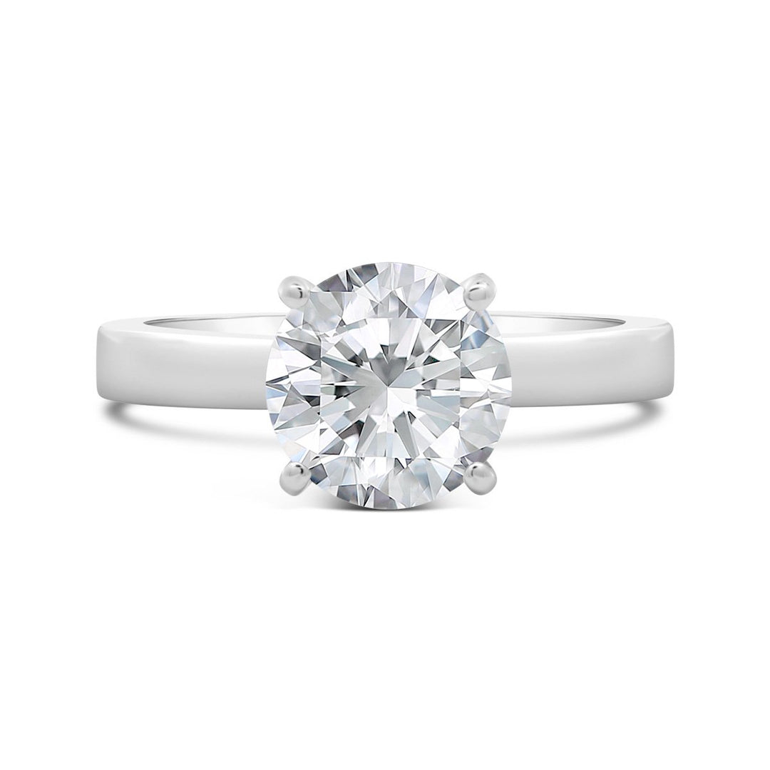 Unity Solitaire Engagement Ring with Four Prong Basket Head - YJC6002R