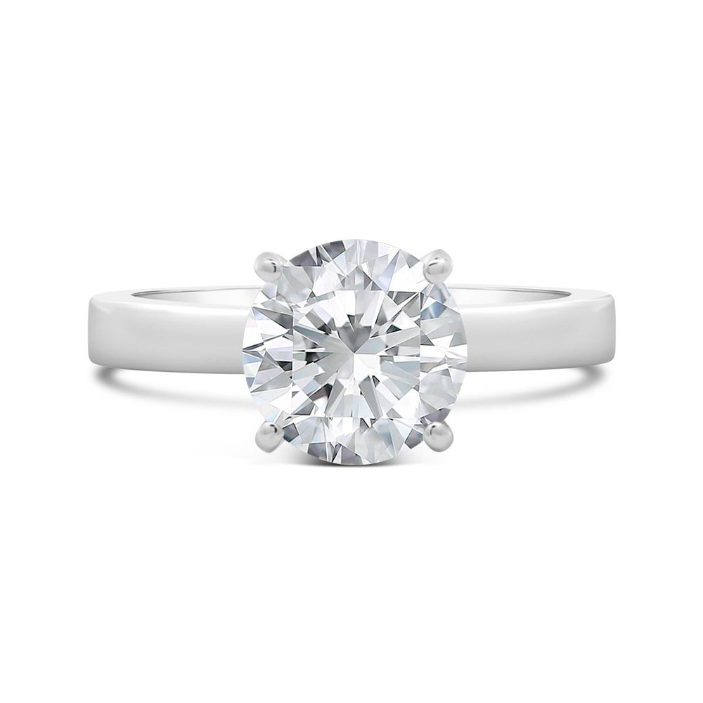 Unity Solitaire Ring with Four Prong Basket Head - YJC6002R - The Diamond Guys