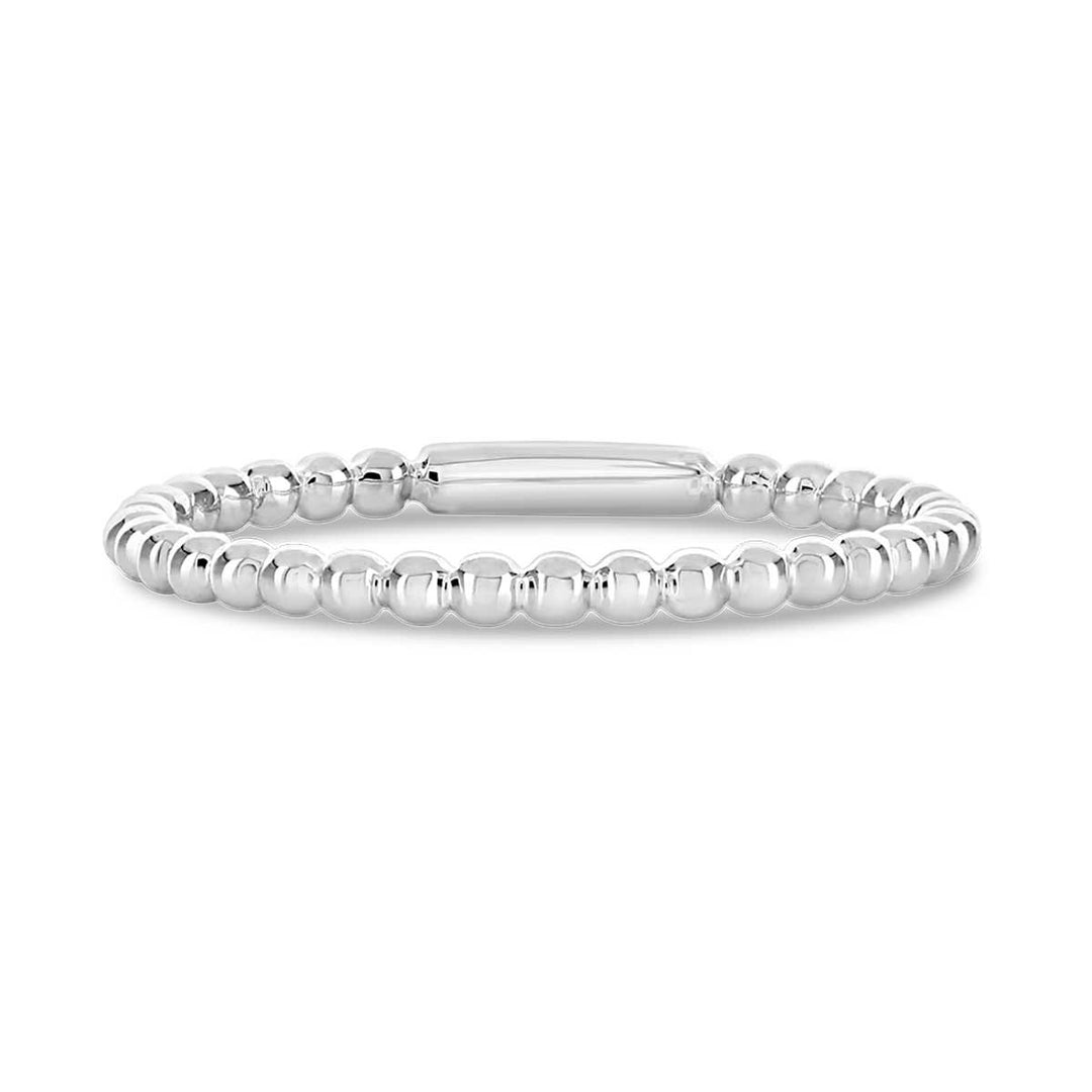 Beaded Gold Band - MR95252B - The Diamond Guys