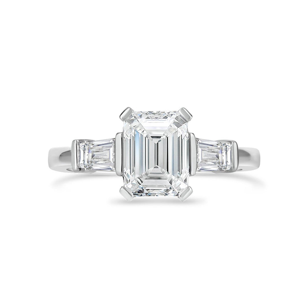 Three Stone Diamond Engagement Ring - The Diamond Guys