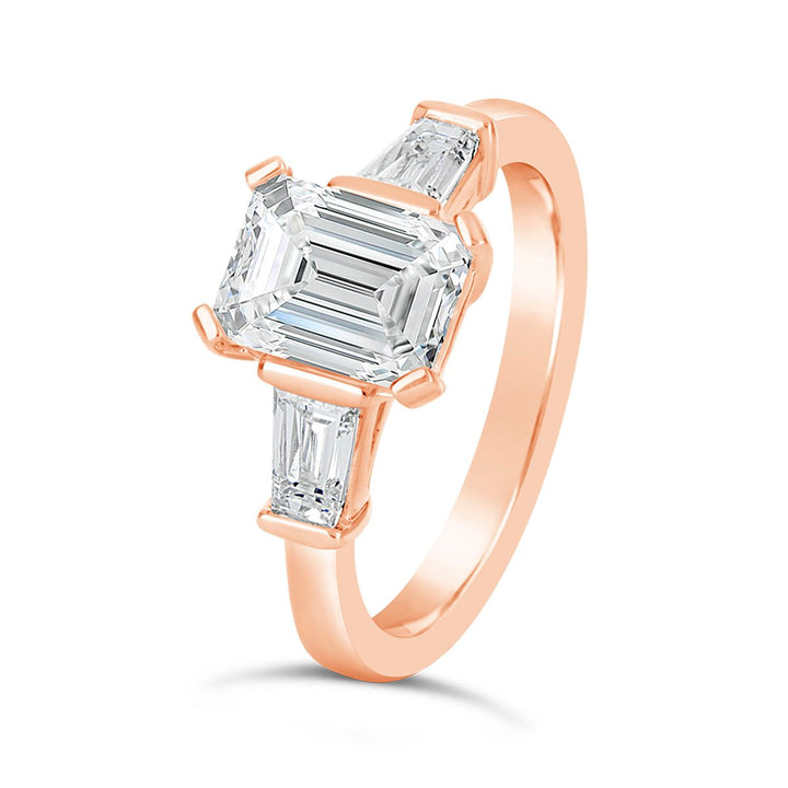 Three Stone Diamond Engagement Ring - The Diamond Guys