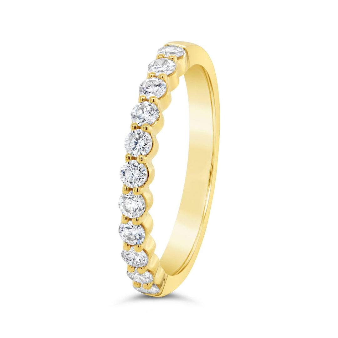 Half Way Set Diamond Band - YHB2851R