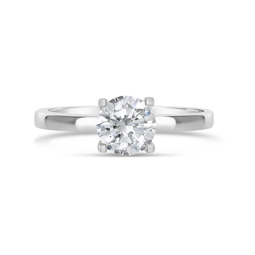 Classic Diamond Solitaire Engagement Ring