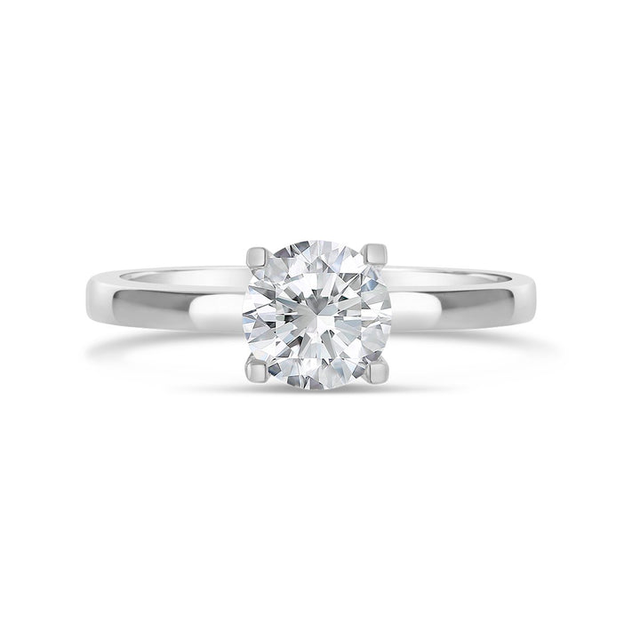 Classic Diamond Solitaire Engagement Ring