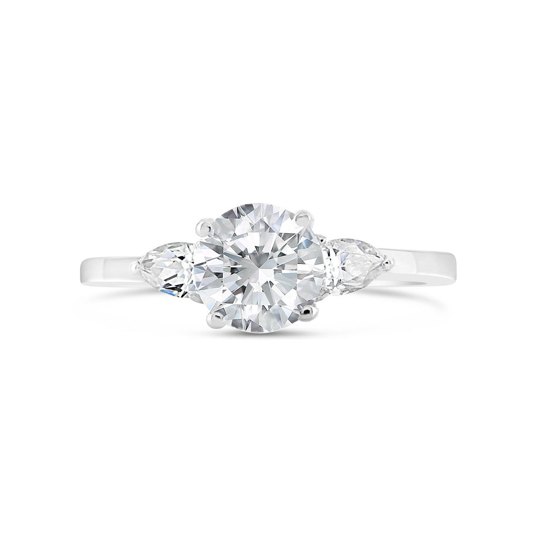 Three Stone Diamond Engagement Ring - The Diamond Guys