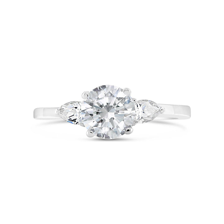 Three Stone Diamond Engagement Ring - The Diamond Guys