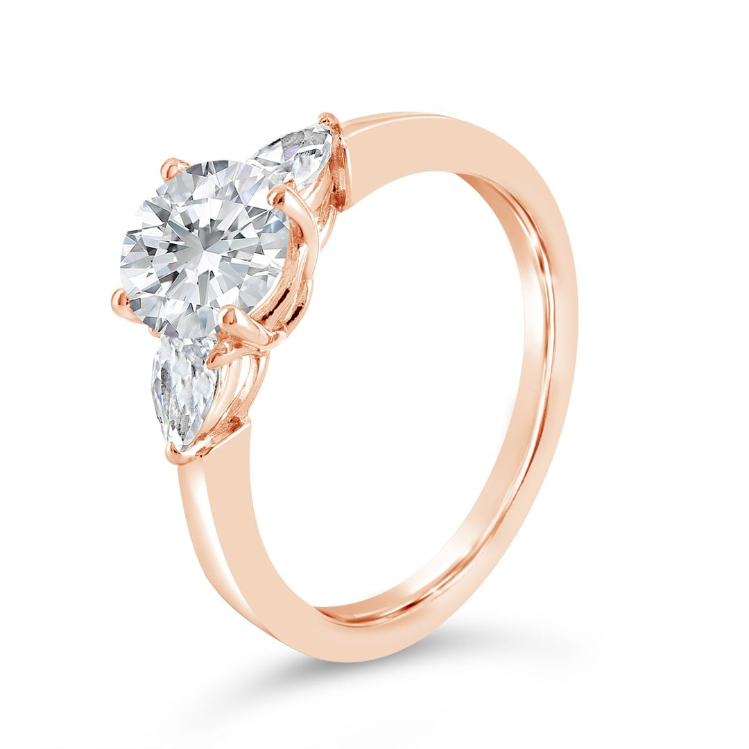 Three Stone Diamond Engagement Ring - The Diamond Guys