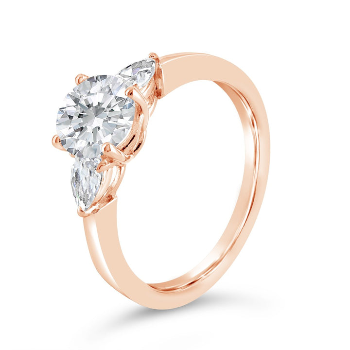 Three Stone Diamond Engagement Ring - The Diamond Guys