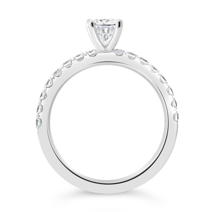 Classic Pear Shape Diamond Engagement Ring - The Diamond Guys