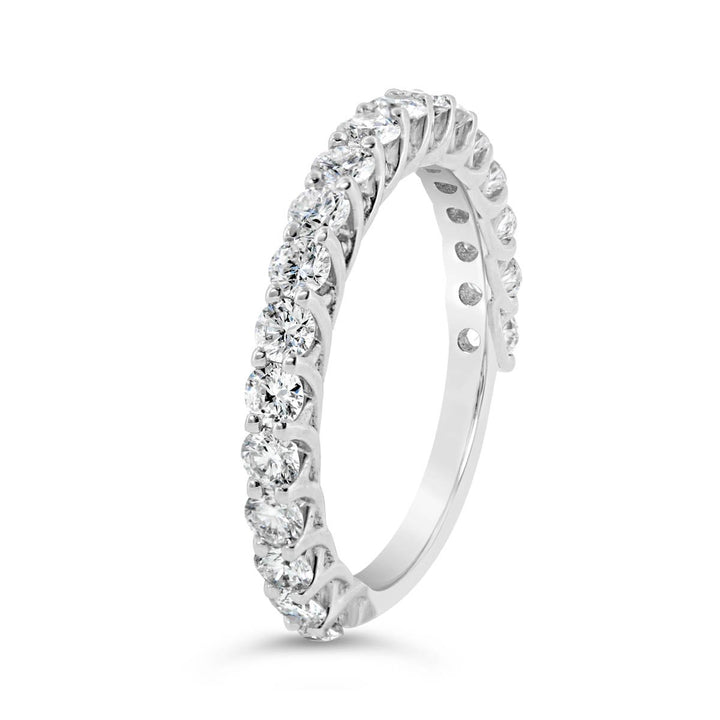 Three Fourth Way Lab Grown Diamond Band - 766523-LAB - The Diamond Guys