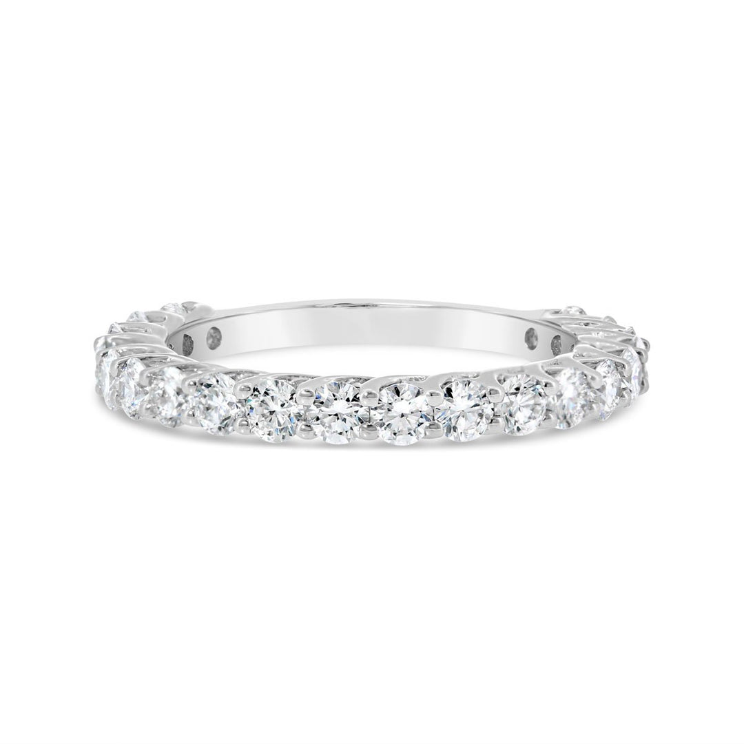 Three Fourth Way Lab Grown Diamond Band - 766523-LAB - The Diamond Guys