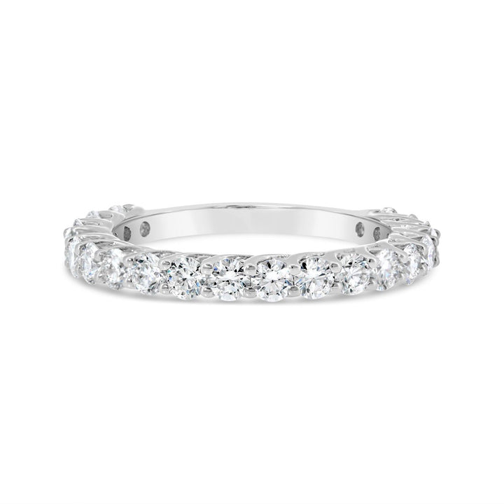 Three Fourth Way Lab Grown Diamond Band - 766523-LAB - The Diamond Guys
