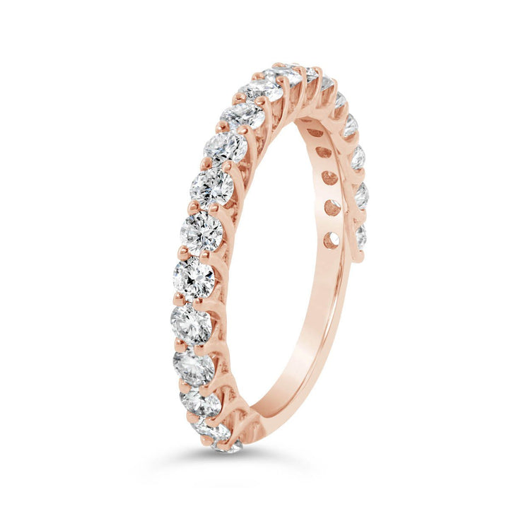 Three Fourth Way Lab Grown Diamond Band - 766523-LAB - The Diamond Guys