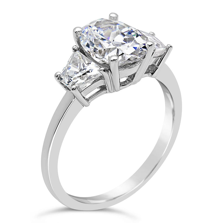 Three Stone Diamond Engagement Ring - The Diamond Guys