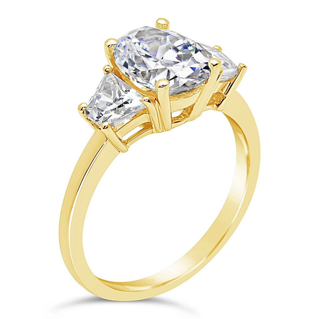 Three Stone Diamond Engagement Ring - The Diamond Guys