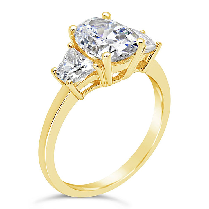 Three Stone Diamond Engagement Ring - The Diamond Guys