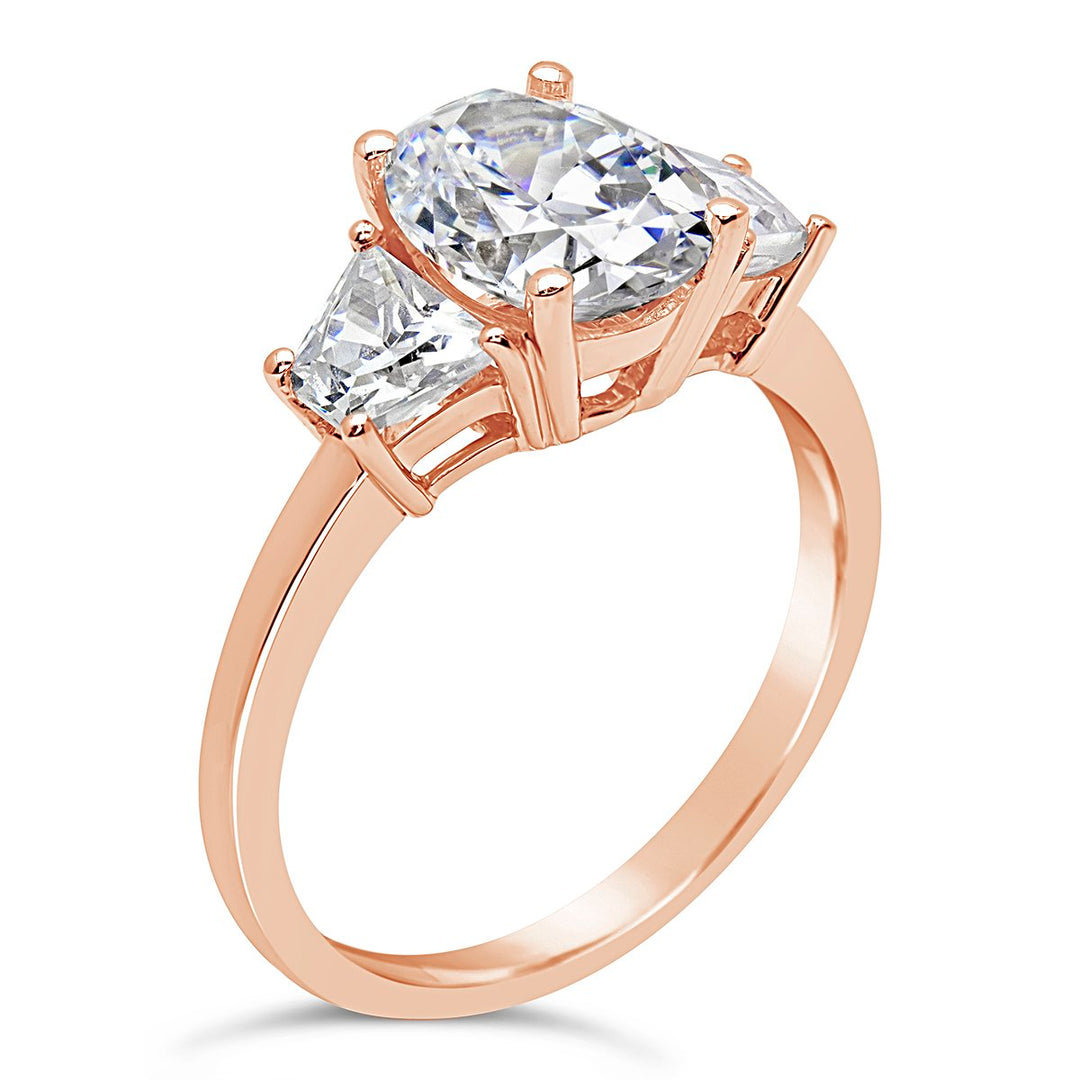Three Stone Diamond Engagement Ring - The Diamond Guys