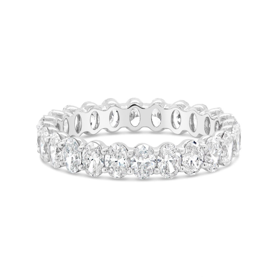 Oval Cut Lab Grown Diamond Eternity Band - EB740