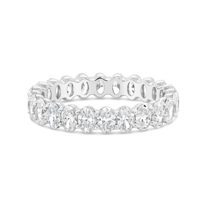 Oval Cut Lab Grown Diamond Eternity Band - EB740