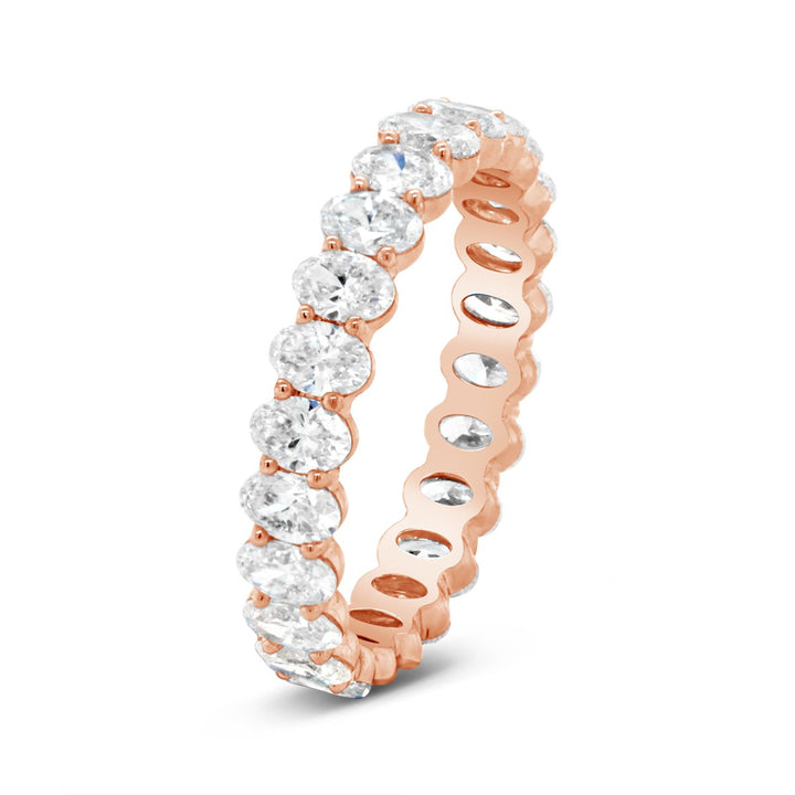 Oval Cut Lab Grown Diamond Eternity Band - EB740