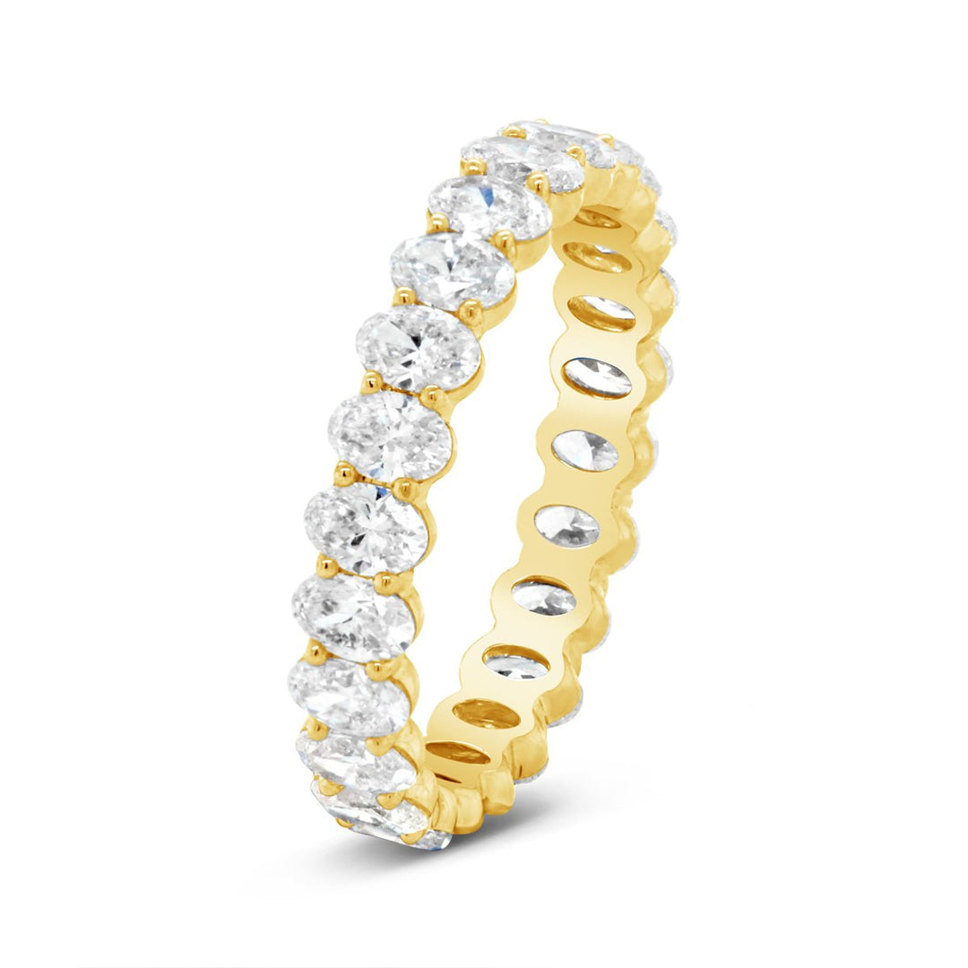 Oval Cut Lab Grown Diamond Eternity Band - EB740
