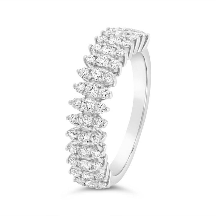Three Row Diamond Fashion Ring - AR1960
