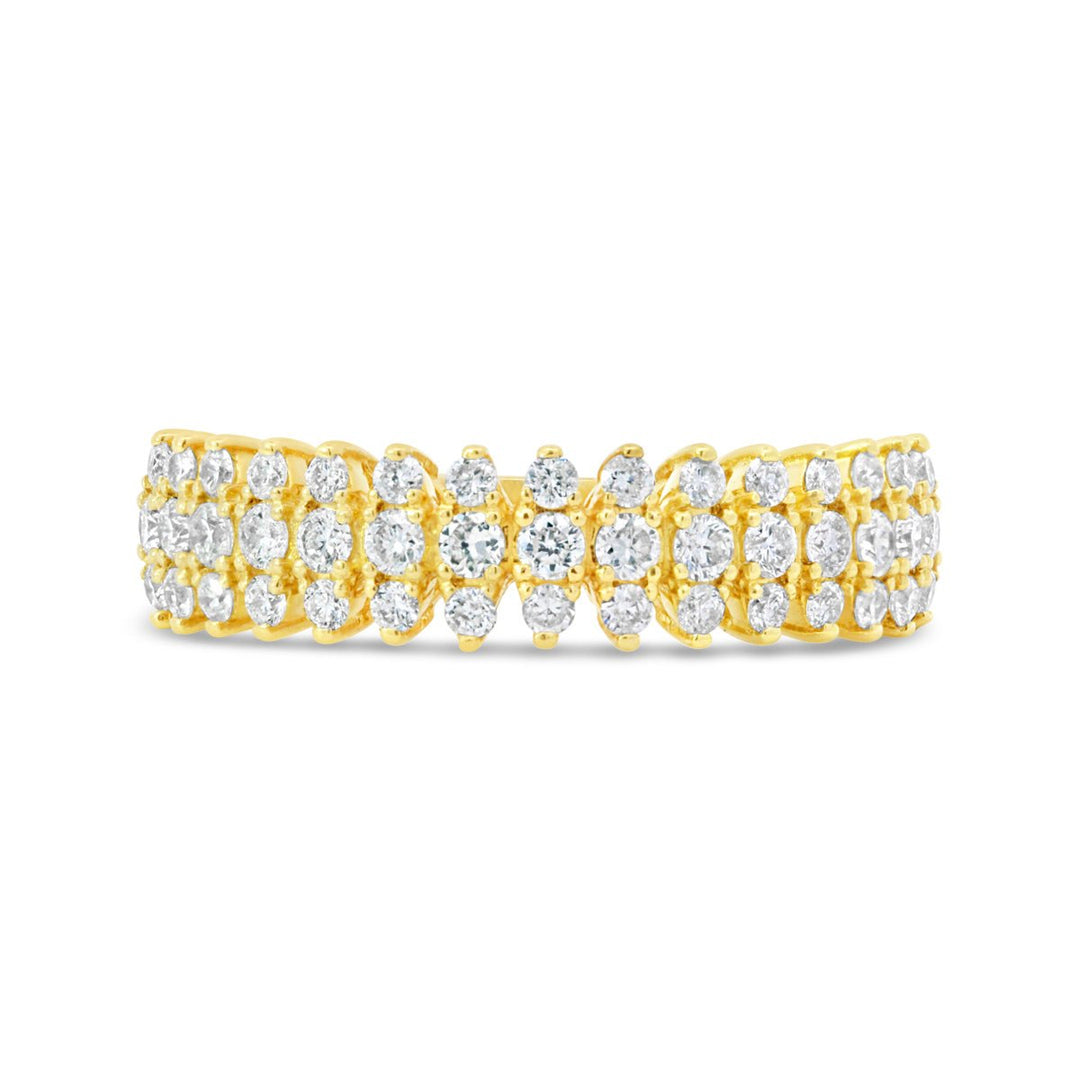 Three Row Diamond Fashion Ring - AR1960