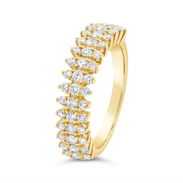 Three Row Diamond Fashion Ring - AR1960