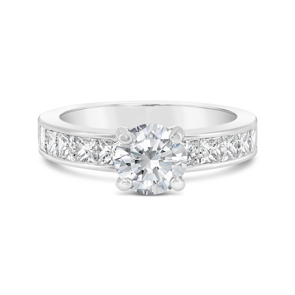 Channel Set Diamond Engagement Ring - GR07793 - The Diamond Guys