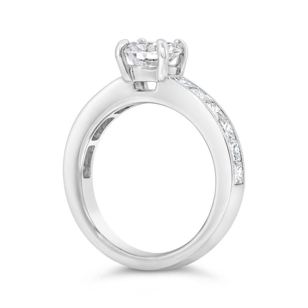 Channel Set Diamond Engagement Ring - GR07793 - The Diamond Guys