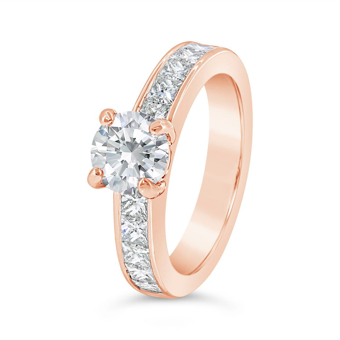 Channel Set Diamond Engagement Ring - GR07793 - The Diamond Guys