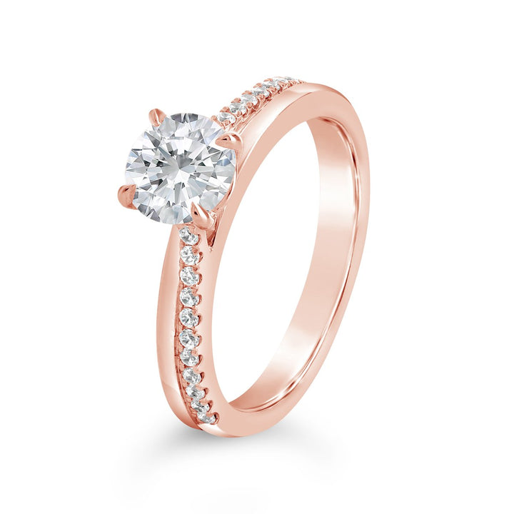 Modern Diamond Engagement Ring - The Diamond Guys