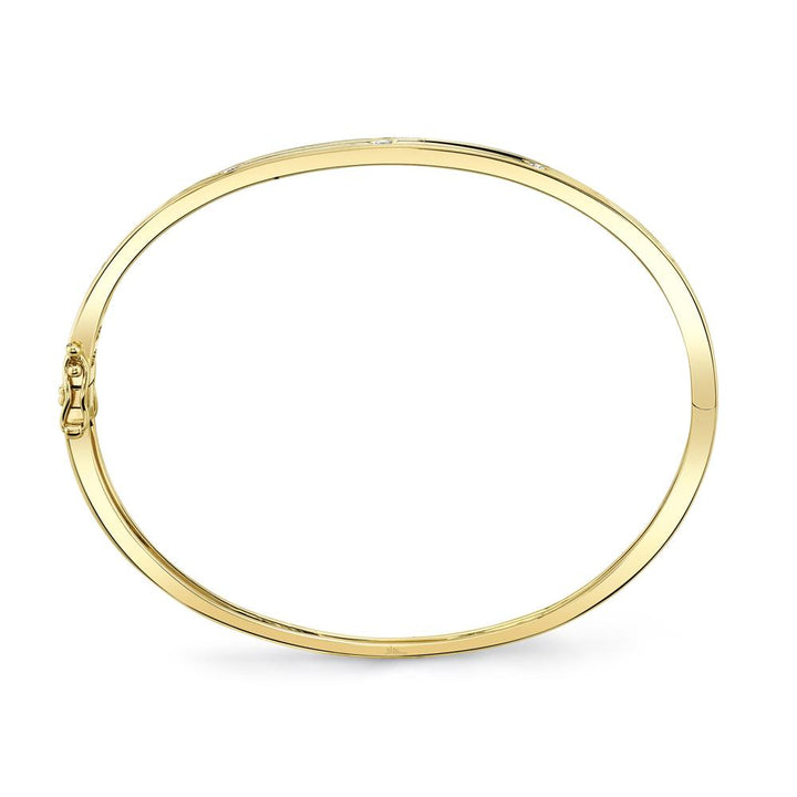 Shy Creation Diamond Flush Set Bangle - The Diamond Guys