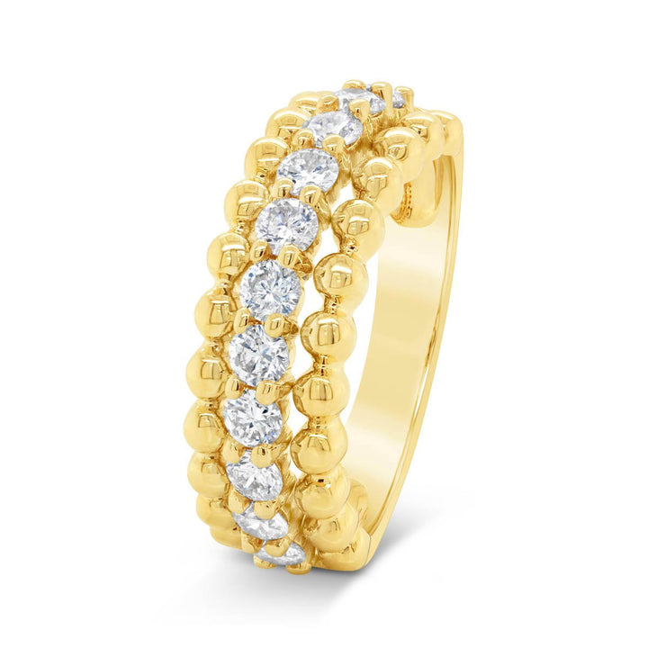 Yellow Gold Diamond Ring - LD10590 - The Diamond Guys