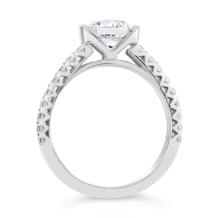 Tension Set Diamond Engagment Ring - YJA8741R