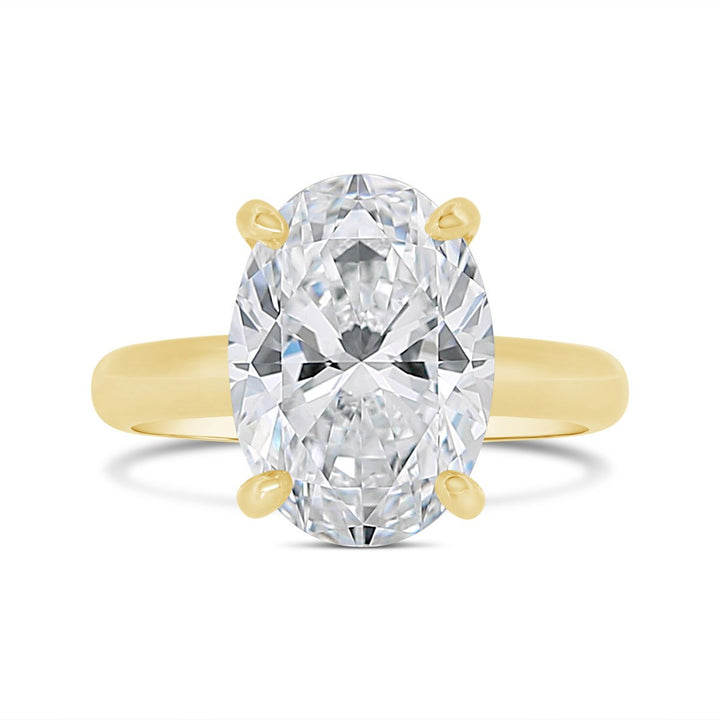 3.10mm Wide Dome Solitaire Engagement Ring - YJC7120R-OV