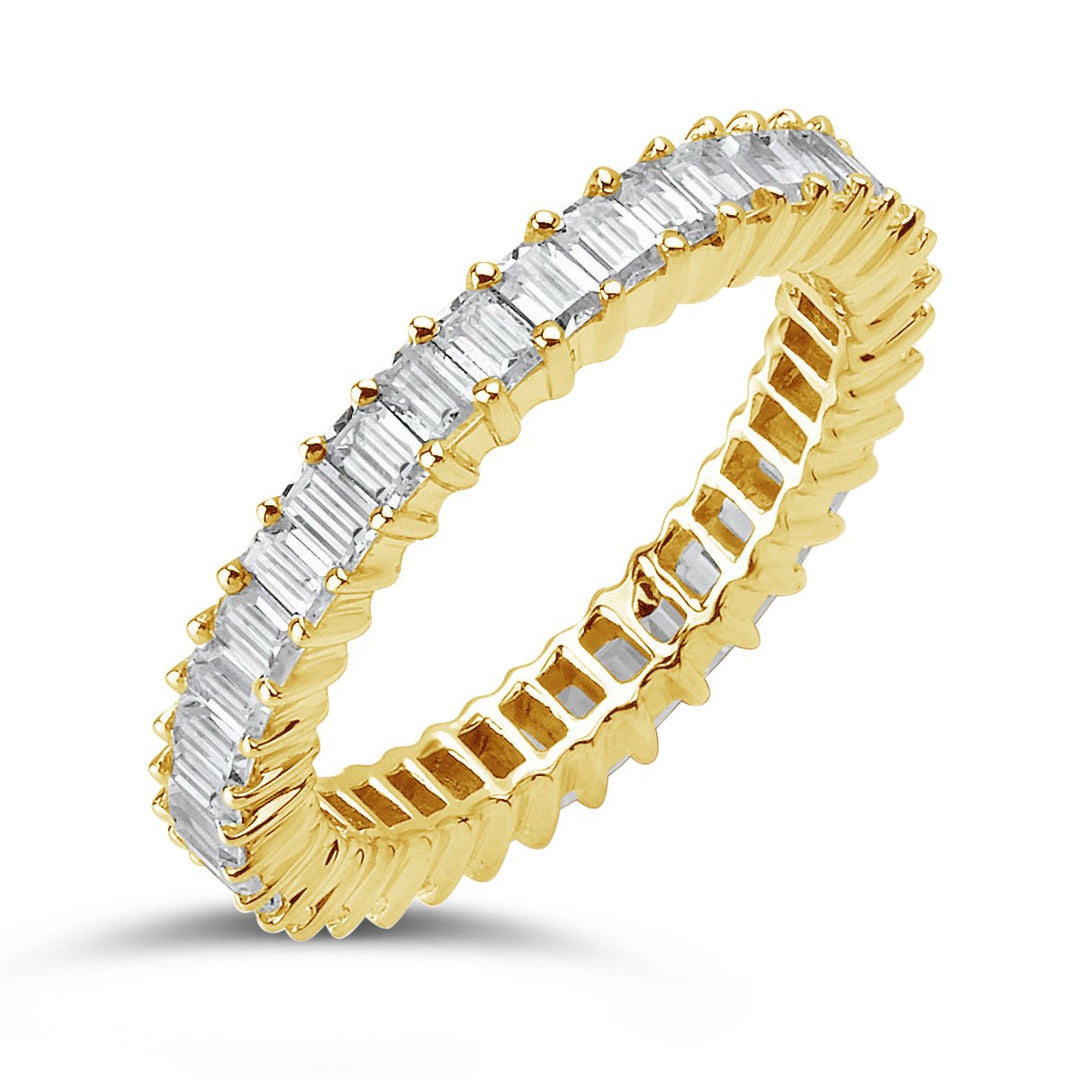Modern Diamond Baguette Eternity Band - ACE029 - The Diamond Guys