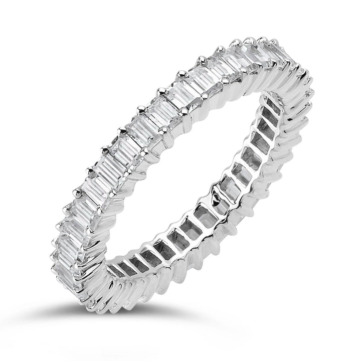Modern Diamond Baguette Eternity Band - ACE029 - The Diamond Guys