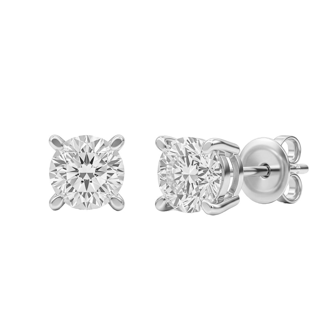 14K Gold Lab Grown Diamond Stud Earrings - 0.25 ct. - 1.25 ct. total weight