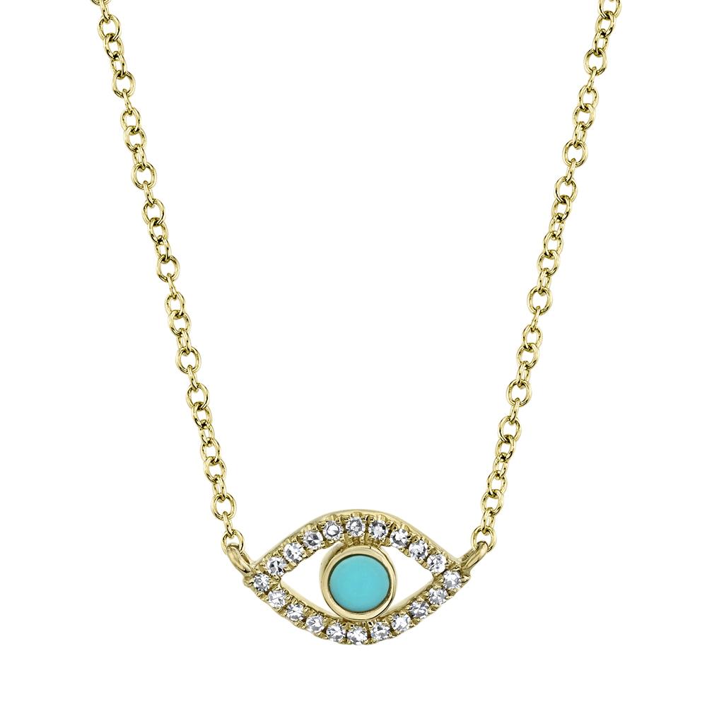 Shy Creation Eye Necklace - The Diamond Guys