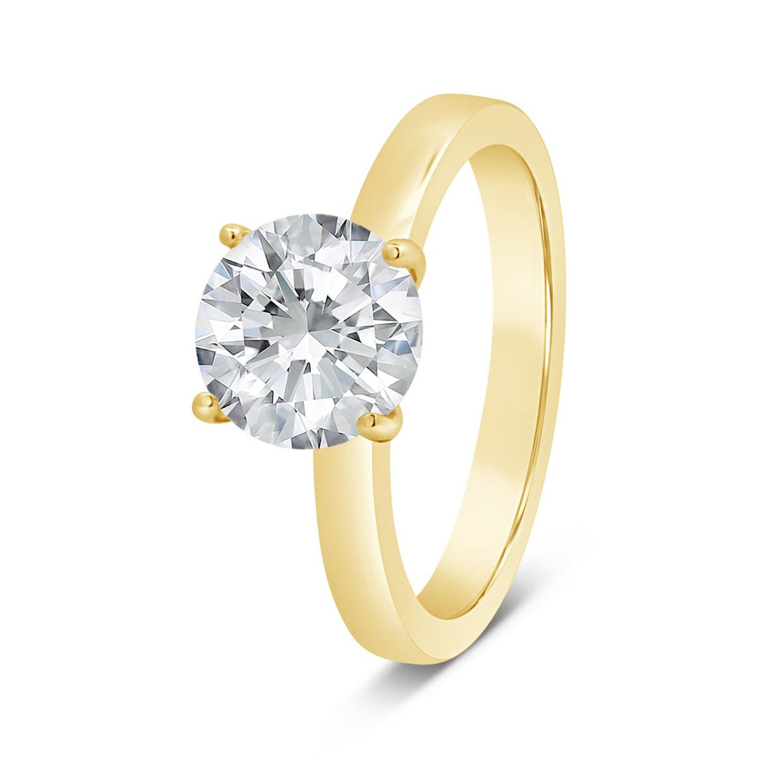 Unity Solitaire Engagement Ring with Basket Head - YJC6502R
