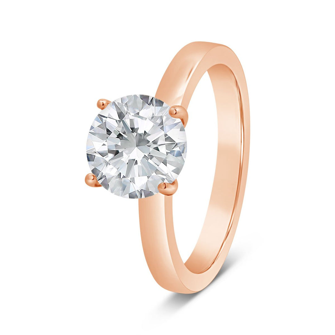 Unity Solitaire Engagement Ring with Basket Head - YJC6502R