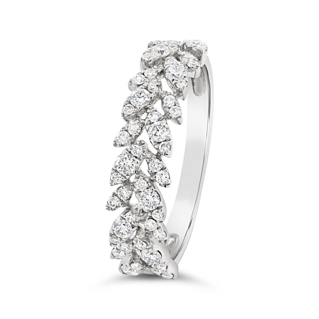 White Gold Diamond Orchard Band - 272581 - The Diamond Guys