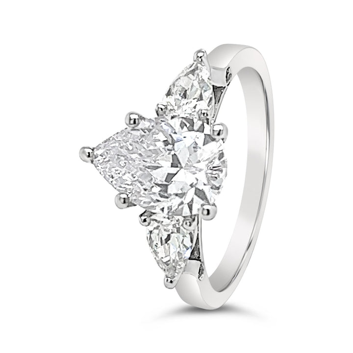 Three Stone Diamond Engagement Ring - The Diamond Guys
