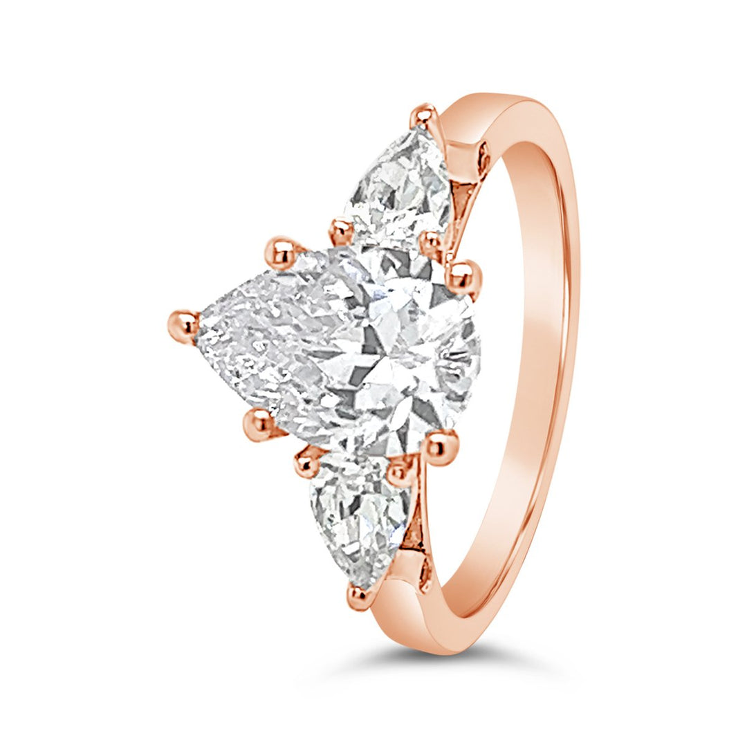 Three Stone Diamond Engagement Ring - The Diamond Guys