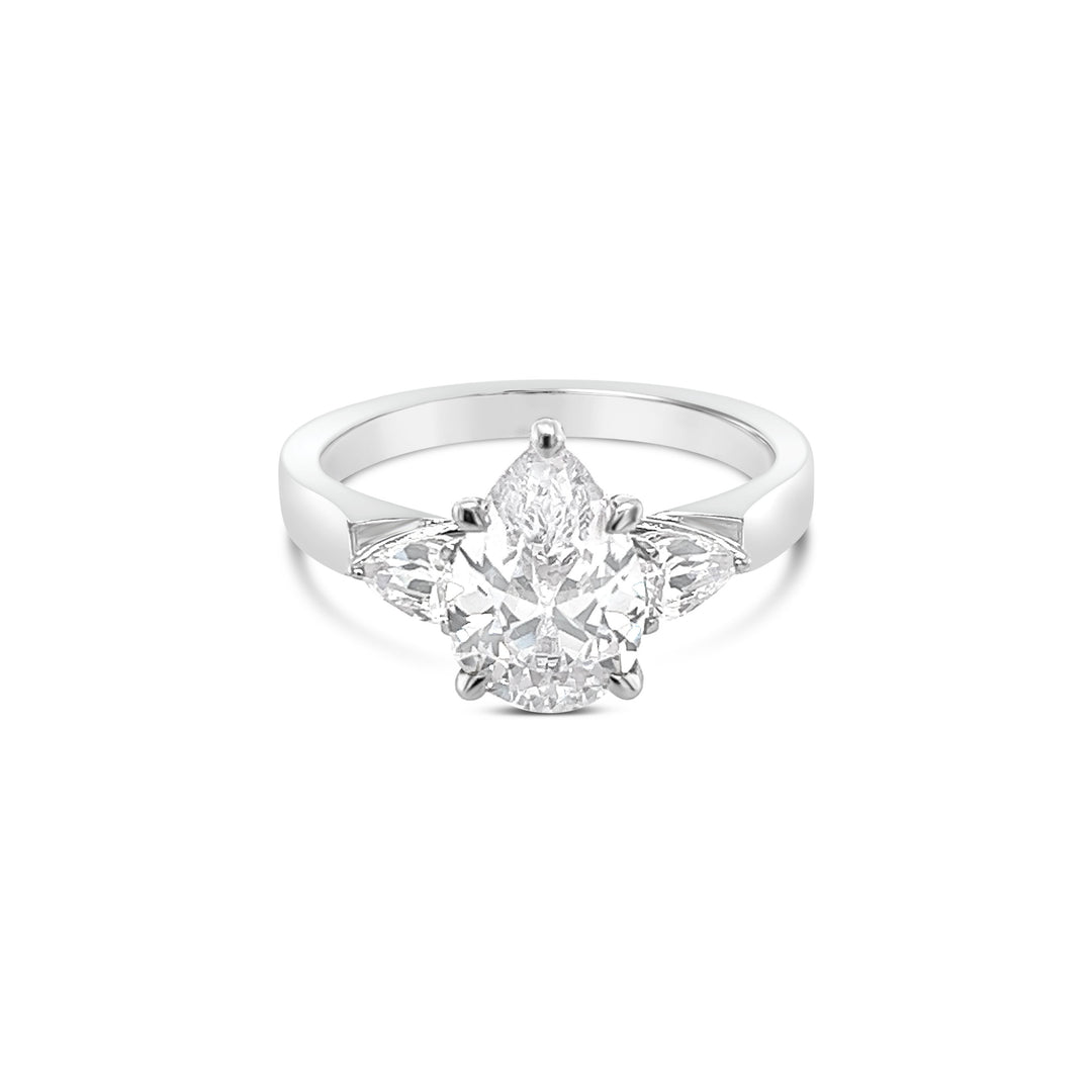 Three Stone Diamond Engagement Ring - The Diamond Guys