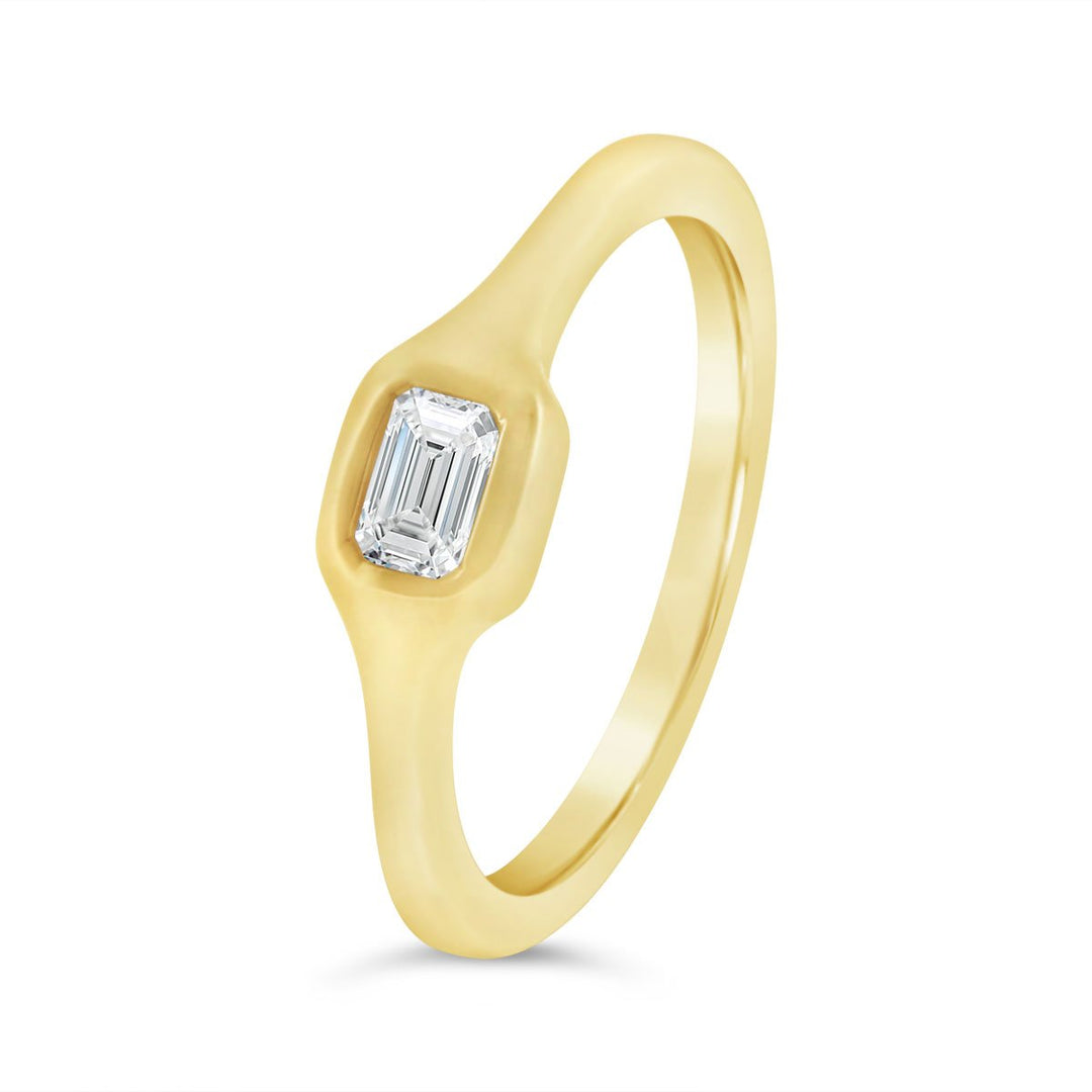 Bezel Diamond Ring