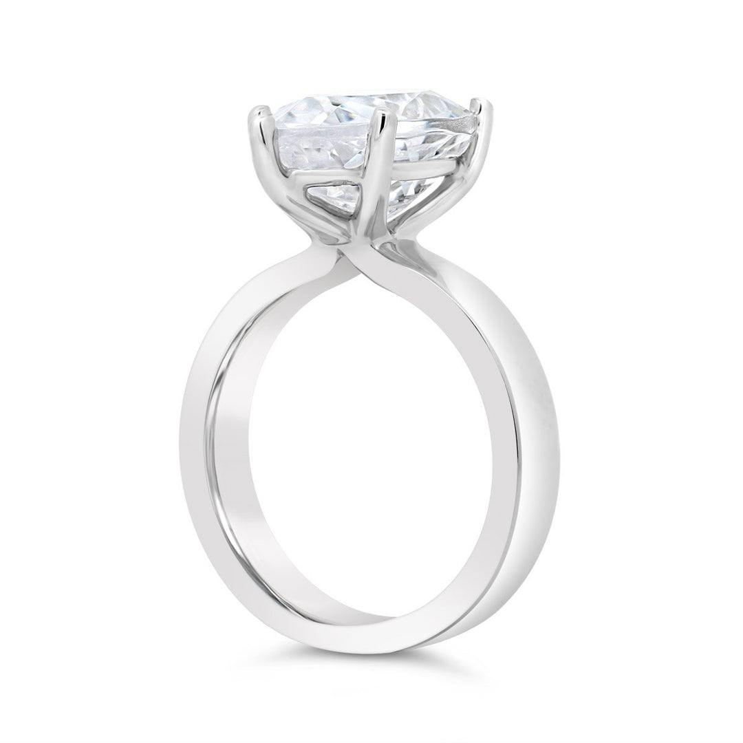 4mm Wide Solitaire Engagement Ring - YJC6504R - The Diamond Guys