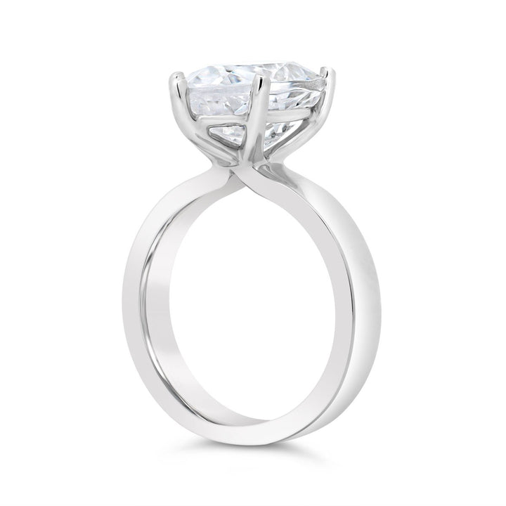 4mm Wide Solitaire Engagement Ring - YJC6504R - The Diamond Guys